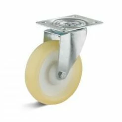 Lenkrolle - Elastik Polyurethanrad - Rad-Ø 125 Mm - Bauhöhe 154 Mm - Tragkraft 130 Kg