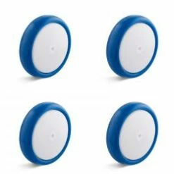 Polyurethanräder Für Apparaterollen - 4 Stück - Rad-Ø 80 Bis 200 Mm - Tragkraft/Set 300 Bis 900 Kg