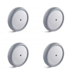 Thermoplasträder - 4 Stück - Kugellager - Rad-Ø 80 Bis 200 Mm - Tragkraft/Set 240 Bis 660 Kg 3 Thermoplasträder - 4 Stück - Kugellager - Rad-Ø 80 Bis 200 Mm - Tragkraft/Set 240 Bis 660 Kg