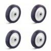 Elastik-Polyurethanräder - 4 Stück - 2 Kugellager - Rad-Ø 80 Bis 200 Mm - Tragkraft/Set 390 Bis 1050 Kg -Heimwerkzeuge Verkauf 70828158 1504245956 g