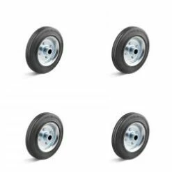 Vollgummiräder - 4 Stück - Rollenlager - Rad-Ø 80 Bis 280 Mm - Tragkraft/Set 150 Bis 1155 Kg