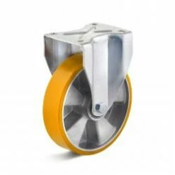 Schwerlast-Bockrolle - Polyurethanrad - Rad-Ø 82 Bis 250 Mm - Bauhöhe 117 Bis 300 Mm - Tragkraft 180 Bis 800 Kg