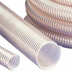 AIRDUC® PUR 356 FOOD REINFORCED - PU-Saug- Und Förderschlauch - Verstärkt - Innen-Ø 50 Bis 152 Mm - Preis Per Rolle Und Meter