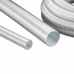 Saug- Und Förderschlauch - AIRDUC® PUR-INOX 356 FOOD-AS - Superschwer - Innen-Ø 40 Bis 150 Mm - Außen-Ø 51 Bis 163 Mm - Preis Per Rolle Und Meter