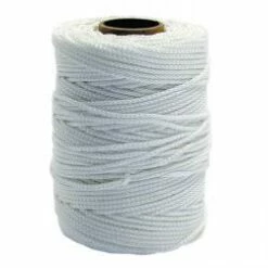 Schnur - Polyamid - Geflochten - Weiß - Preis Per Rolle Oder VE