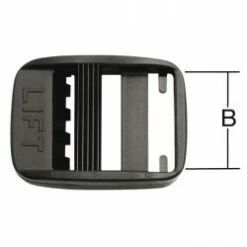 Schnellverschluss - Für Gurte - Schwarz - Kunststoff - VE 10 Stück - Preis Per VE