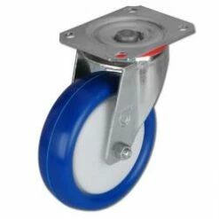 Apparate-Lenkrolle - Polyurethanrad - Rad-Ø 80 Bis 200 Mm - Bauhöhe 100 Bis 235 Mm - Tragkraft 100 Bis 300 Kg