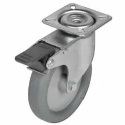 Apparate-Lenkrolle - VE 4 Stück - Rad-Ø 50 Bis 100 Mm - Bauhöhe 69 Bis 125 Mm - Tragkraft 40 Bis 190 Kg