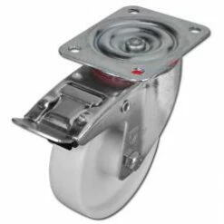 Lenkrolle - Mit Doppelstopp - Rad-Ø 80 Bis 250 Mm - Bauhöhe 100 Bis 290 Mm - Tragkraft 150 Bis 450 Kg