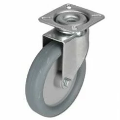 Apparate-Lenkrolle - Thermoplastrad - Rad-Ø 50 Bis 100 Mm - Bauhöhe 69 Bis 125 Mm - Tragkraft 120 Bis 190 Kg