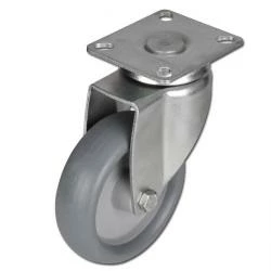 Apparate-Lenkrolle - Thermoplastrad - Gleitlager - Rad-Ø 125 Mm - Bauhöhe 161 Mm - Tragkraft 110 Kg 3 Apparate-Lenkrolle - Thermoplastrad - Gleitlager - Rad-Ø 125 Mm - Bauhöhe 161 Mm - Tragkraft 110 Kg