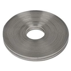 Schneckengewinde Schellen-Endlosband "EB 13" - Edelstahl 1.4016 - Länge 30 M - Preis Per Rolle 3 Schneckengewinde Schellen-Endlosband "EB 13" - Edelstahl 1.4016 - Länge 30 M - Preis Per Rolle