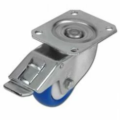 Apparate-Lenkrolle Mit Doppelstopp - Rad-Ø 80 Bis 200 Mm - Bauhöhe 100 Bis 235 Mm - Tragkraft 100 Bis 300 Kg