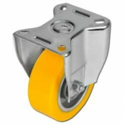 Schwerlast-Bockrolle - Polyurethanrad - Rad-Ø 100 Bis 300 Mm - Bauhöhe 128 Bis 355 Mm - Tragkraft 280 Bis 2000 Kg