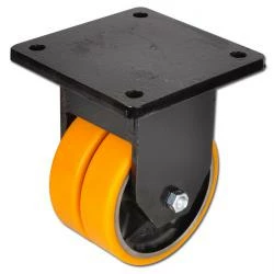 Doppel-Schwerlast-Bockrolle - PU-Räder - Rad-Ø 125 Bis 300 Mm - Bauhöhe 177 Bis 375 Mm - Tragkraft 500 Bis 4000 Kg 3 Doppel-Schwerlast-Bockrolle - PU-Räder - Rad-Ø 125 Bis 300 Mm - Bauhöhe 177 Bis 375 Mm - Tragkraft 500 Bis 4000 Kg