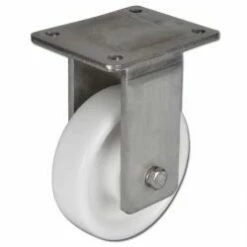 Edelstahl-Bockrolle - Polyamidrad - Rad-Ø 125 Bis 200 Mm - Bauhöhe 178 Bis 250 Mm - Tragkraft 400 Bis 1000 Kg