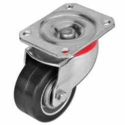 Lenkrolle - Elastik-Vollgummirad - Rad-Ø 80 Bis 250 Mm - Bauhöhe 108 Bis 297 Mm - Tragkraft 120 Bis 500 Kg