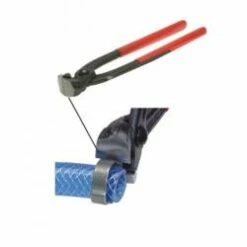 Klemmzange - Für 1- Und 2-Ohrschellen - Farbe Schwarz/rot - Ohne Lochn