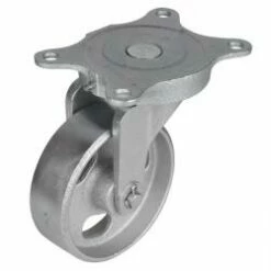 Temperguss-Lenkrolle - Graugussrad - Rad-Ø 80 Bis 200 Mm - Bauhöhe 110 Bis 260 Mm - Tragkraft 250 Bis 1000 Kg