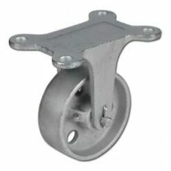 Temperguss-Bockrolle - Graugussrad - Rad-Ø 80 Bis 200 Mm - Bauhöhe 110 Bis 260 Mm - Tragkraft 250 Bis 1000 Kg