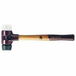 Schonhammer SIMPLEX - Kopf-Ø 30 Bis 80mm - Gummi/Nylon - Halder