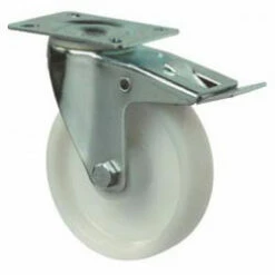 Lenkrolle - Kunststoffrad - Feststeller - Rad-Ø 80 Bis 200 Mm - Bauhöhe 105 Bis 235 Mm - Tragkraft 125 Bis 300 Kg