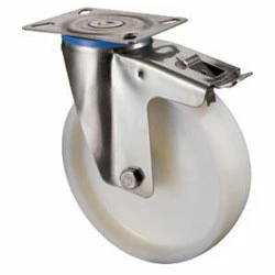 Lenkrolle Mit Feststeller - Gleitlager - Rad-Ø 80 Bis 200 Mm - Bauhöhe 108 Bis 240 Mm - Tragkraft 100 Bis 300 Kg 3 Lenkrolle Mit Feststeller - Gleitlager - Rad-Ø 80 Bis 200 Mm - Bauhöhe 108 Bis 240 Mm - Tragkraft 100 Bis 300 Kg