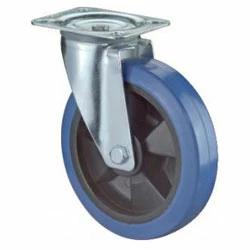 Lenkrolle - Elastik-Reifen - Rollenlager - Rad-Ø 100 Bis 200 Mm - Bauhöhe 128 Bis 200 Mm - Tragkraft 140 Bis 300 Kg 3 Lenkrolle - Elastik-Reifen - Rollenlager - Rad-Ø 100 Bis 200 Mm - Bauhöhe 128 Bis 200 Mm - Tragkraft 140 Bis 300 Kg