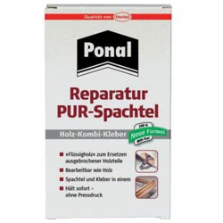 Ponal "Reparatur PUR-Spachtel" - 177 G - Farbe Fichte - Preis Per Stück 3 Ponal "Reparatur PUR-Spachtel" - 177 G - Farbe Fichte - Preis Per Stück