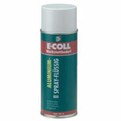 E-COLL Aluminium-Spray 800 - Aus 99,5 % Reinaluminium Hergestellt - 400 Ml - VE 12 Stück - Preis Per VE