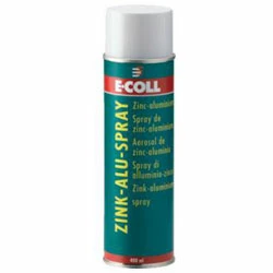 E-COLL Zink-Alu-Spray - Silberglanz - 400 Ml - VE 12 Stück - Preis Per VE 3 E-COLL Zink-Alu-Spray - Silberglanz - 400 Ml - VE 12 Stück - Preis Per VE