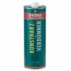 E-COLL Kunstharzverdünner - Silikonfrei - 1 Liter - VE 12 Stück - Preis Per VE