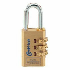 Messing-Zahlenschloss "Combi Lock 80" - Burg Wächter