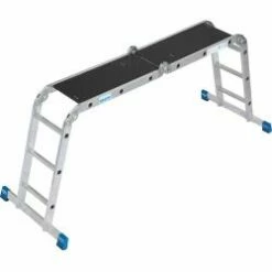 STABILO Gelenk-Universalleiter - 4 X 3 Sprossen - Mit Multiboard-Set