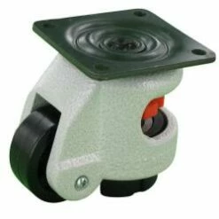 Feststellrolle - Polyamidrad - Gleitlager - Rad-Ø 42 Mm - Bauhöhe 71 Bis 82 Mm - Tragkraft 50 Kg