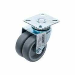 Doppel-Lenkrollen - Rollendurchmesser 75 Mm - Für Strandkörbe, Möbel Etc.