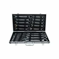 Ratschenring-Maulschlüsselsatz - SW 6 Bis 32 Mm - 22tlg. - Im Aluminiumkoffer