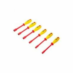 VDE Steckschlüssel-Schraubendrehersatz - Sechskant - SW 5,5 Bis 12 Mm - 6-tlg.