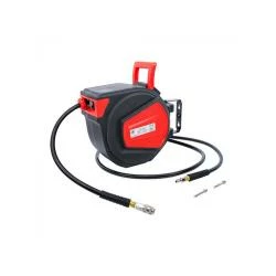 Druckluftschlauch - Mit Automatischem Aufroller - Schlauchlänge 12 M 3 Druckluftschlauch - Mit Automatischem Aufroller - Schlauchlänge 12 M