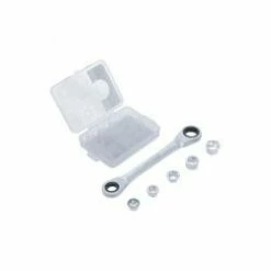 Ratschen-Ringschlüssel - Mit 7 Adaptern - Schlüsselweite 8 Bis 14 X 19 Mm