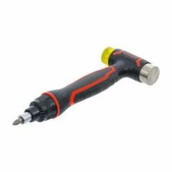 Wechselkopfhammer - Mit Ratschendrehgriff Für Bits - Inkl. Bit Und Zwei Hammerköpfen