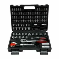 Steckschlüssel-Satz - Super Lock (Wellenprofil) - Antrieb 6,3 Mm (1/4 ''), 12,5 Mm (1/2 '') - 115-tlg.