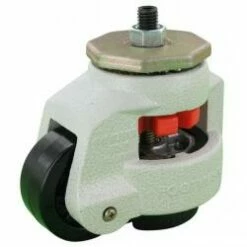 Feststellrolle - Gewindestift - Polyamidrad - Rad-Ø 63 Mm - Bauhöhe 103 Bis 117 Mm - Tragkraft 500 Kg