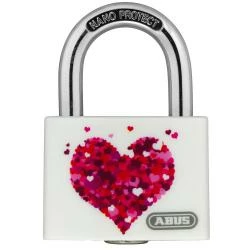 Vorhängeschloss - Modell T65AL/40 MyLove - Zum Absichern Von Wertgegenständen Oder Bereiche 3 Vorhängeschloss - Modell T65AL/40 MyLove - Zum Absichern Von Wertgegenständen Oder Bereiche