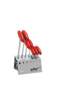 T-Griffschlüssel - Satz - Classic - Sechskant - Im Ständer - Serie 334 VB 3 T-Griffschlüssel - Satz - Classic - Sechskant - Im Ständer - Serie 334 VB