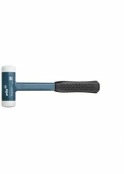 Schonhammer - Rückschlagfrei - Weiß - Mit Stahlrohrstiel - Serie 8021