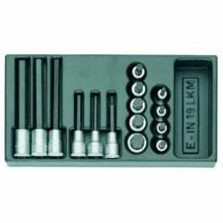 Satz Schraubendrehereinsätze 1/2 - In 1/3 ES-Modul - 15-teilig