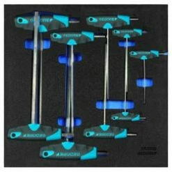 Winkelschraubendreher-Satz - In Check-Tool-Modul - 9-teilig