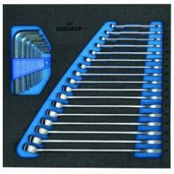 Ring-Maulschlüssel-Satz - In Check-Tool-Modul - SW 6 Bis 22 Mm - Inkl. Inbus-Schlüssel