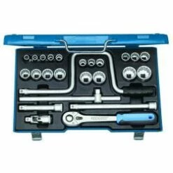 Steckschlüssel-Satz - Antrieb 1/2" - 25-teilig - 12-kant UD-Profil - 10 Bis 32 Mm